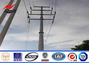 Quality 16m 13kv power line pole steel utility poles for mining industry wholesale