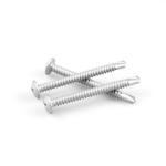 M5.5x60mm Stainless Steel Bi-Metal Self Drilling Screw Phillips Wafer Head