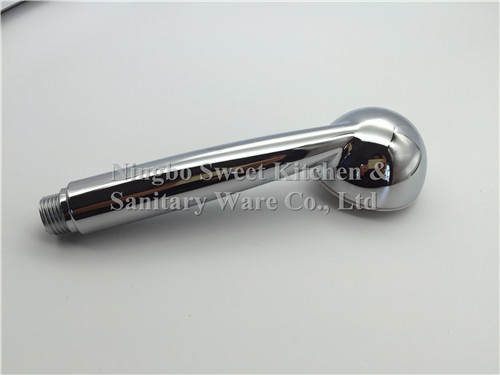 ABS material chrome plating single function shower head hand shower rain shower sanitary ware accessories high quality