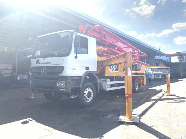 Putzmeister 38m Benz Concrete Equipment Concrete Placing Boom Beton Pump Machine