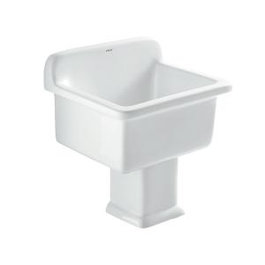 Quality Washroom Mop Tub Ceramic Glazed Sanitary Ware Floorstanding wholesale