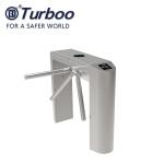 Semi Automatic Tripod Turnstile 304 Stainless Steel Integrated With RFID Card