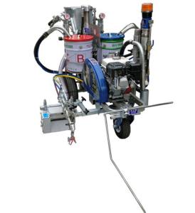 Quality Traffic Acrylic Pneumatic Road Marking Spray Paint Machine wholesale