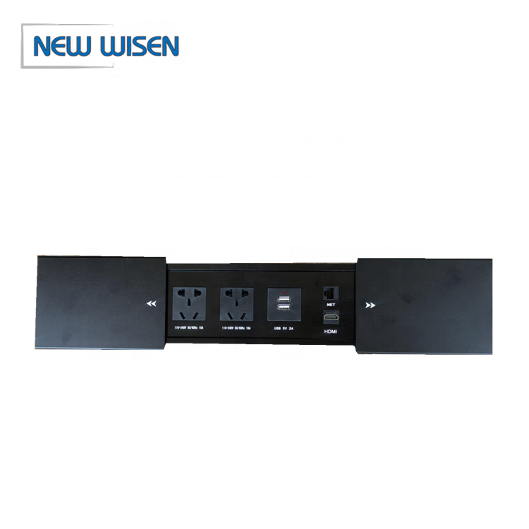ODM Office Desk HDMI Sliding Socket Standard Grounding 230V