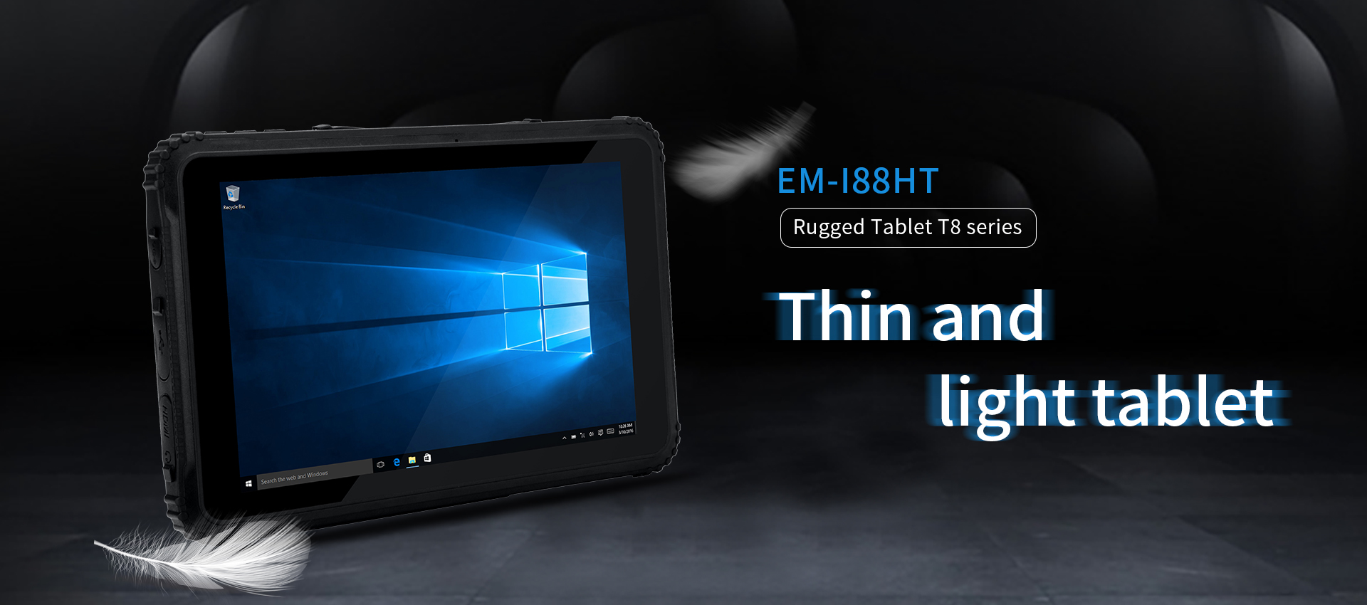 Industrial 8Inch Win 10 Tablet With NFC Connectivity And Intel 4G GSM