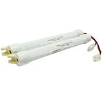 1800mAh Emergency Light Ni Cd Battery Pack NiCd 6V With End Caps