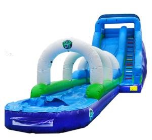 Quality Outdoor Huge Inflatable Water Slides With Pool For Rentals wholesale