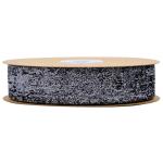 25mm Shinny Glitter Velvet Ribbon Dyed Olive Green Velvet Ribbon