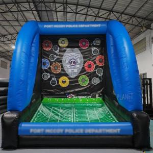 Quality Commercial Carnival Ball Toss Game Inflatable Rugby Game wholesale