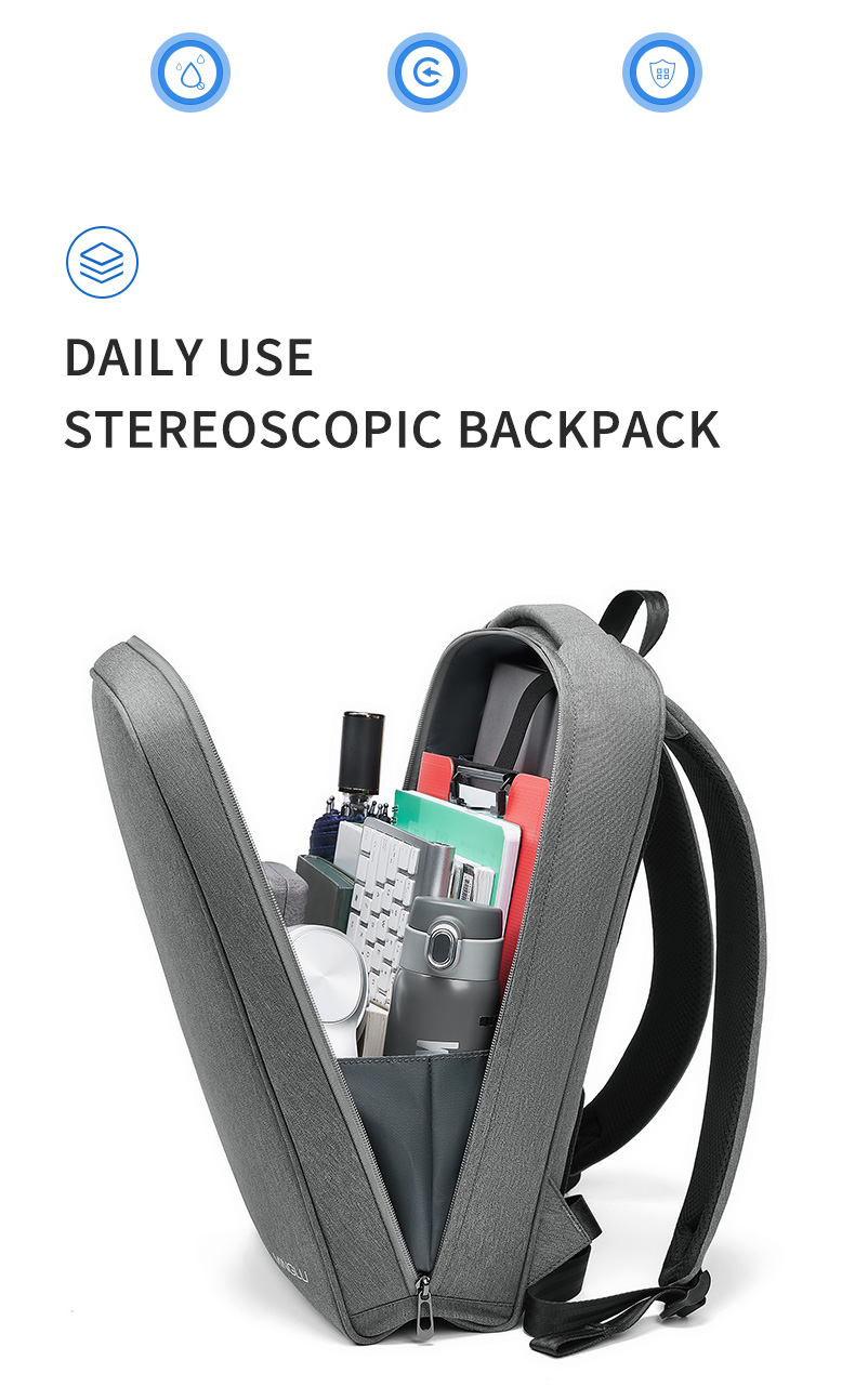 Casual Lightweight Waterproof Business Backpack 20-35L Capacity