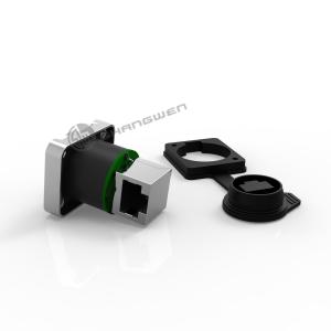 Quality Rj45 Female Ethernet Chassis Connector Industrial IP65 Waterproof wholesale