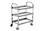 ST2/100 ST3/100 ST3/100A Four Wheels Stainless Steel Trolley Loading Capacity