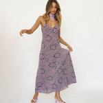 Floral Sleeveless Women's Casual Maxi Dresses
