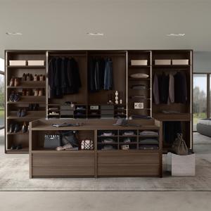 Quality Mid Century Modern Wardrobe Closet Wooden Bedroom Closet Modern Closets wholesale