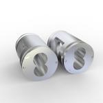 DIN GB Extruder Barrels Extruder Combi Barrels Extrusion For Twin Screw