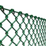 10M Galvanized PVC Coated Chain Link Fencing For Garden Fence