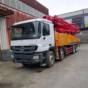 Quality Sany 52 Meter Benz 2012 Year Used Concrete Pump Truck For Construction wholesale
