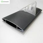 High Strength Industrial Aluminum Profile , Door Aluminium Louver Profile