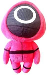 Quality 15cm Themed Pink Soldiers Squid Game Plush Toy Cotton For Children wholesale