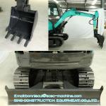 Diesel 0.26m3 4 Ton Hydraulic Crawler Excavator Machinery