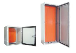 Quality Grey Stainless Steel Electrical Cabinets / Steel Electrical Box Smooth Surface wholesale
