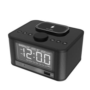 China Bluetooth 4.2 Speaker 10M 5W FM Radio Alarm Clock on sale