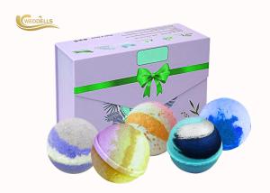 Quality Private Label Bath Bomb Gift Sets organic Herbal Ingredients Bath Fizzy wholesale
