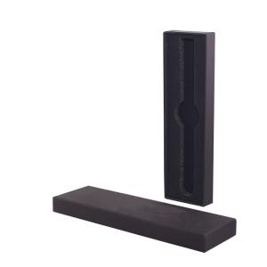 Quality Rectangle Black Gift Watch Kraft Paper Box Sponge Protective wholesale