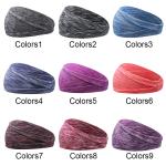 Absorbing Sweat Elastic Yoga Running Headbands Breathable Stretchy