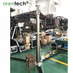10m lockable pneumatic telescopic mast 50kg payloads- mobile antenna telecom