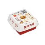 Wholesale Custom Printed Disposable Burger Boxes For Fast Food Takeaway