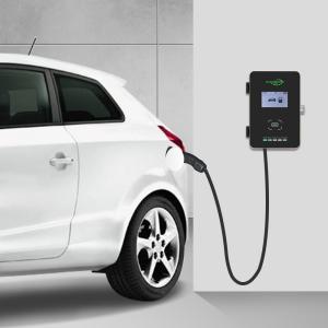 Quality Outdoor Wallbox IP55 Level 1 Commercial Ev Charger Single Gun 7kw wholesale