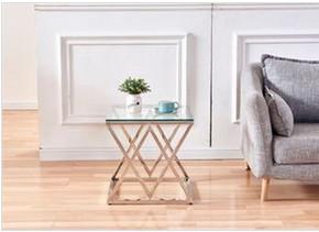 Quality Glass Top Coffee Small 50cm Tall Modern Style Side Table wholesale