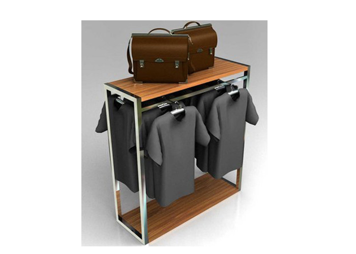 ODM Service Clothes Storage Rack , Square Type Middle Portable Clothes Hanging Rack