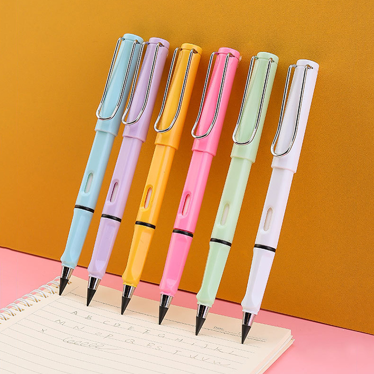 Plastic Body Standard Pencils Holder for 12 Colors Ink-Free Reusable Erasable Pencils