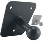 Matte Black Powder Coated Carbon Steel Bike Rack Wall Mount Bracket Ball Head