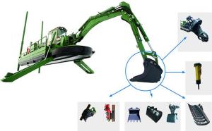 Quality 4m3 Amphibious Dredger river sand dredging wholesale