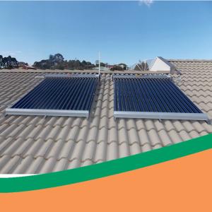 Quality Inground Solar Pool Heater 500L Evacuated Tube Solar Thermal System wholesale