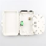 2/4 Cores ABS Mini Fiber Optic Distribution Box / Ftth Fiber Optic Termination