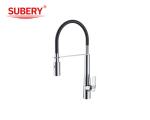 Modern Single Lever Chrome Brass Kitchen Sink Faucets OEM