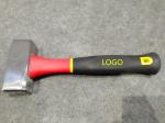 Stoning hammer(XL-0070) with Polishing surface,three colors rubber handle,