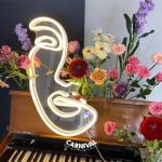 2- Design Custom Made Flexible Strip Lamp Lighting Tattoo Name Gaming Logo