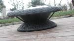 Pet Basket Pet Furniture With Aluminum Frame , Waterproof Wicker