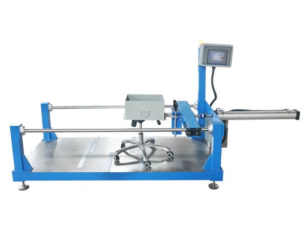 Pedestal Base Furniture Testing Machines , Chairs Caster Durability Testing