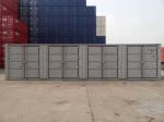 Grey Ocean Shipping Containers Length 12192MM Corner Casting High Efficiency