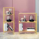 Nortric Anti Corrosion Double Layers Metal Mesh Bookcase