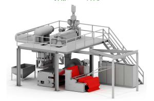 Quality the latest hot sale 1.6 meter Single S non woven cloth making machine(full set) PP Meltblown Production Nonwoven Fabric wholesale