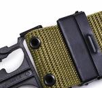 Khaki Waterproof Quick Release PP Webbing Belt Duty Belt Tactical For Outdoor