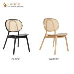 Morden Design Dining Chair, solid wood frame, natural ratton finished, hot sell