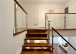 Interior Glass Stair Balustrade Systems Wood Handrail With Good View Of Outside